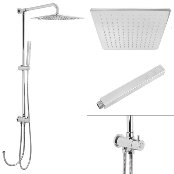 Welfenstein Aufputz-Set 2Q-ES30 Regendusche 30cm