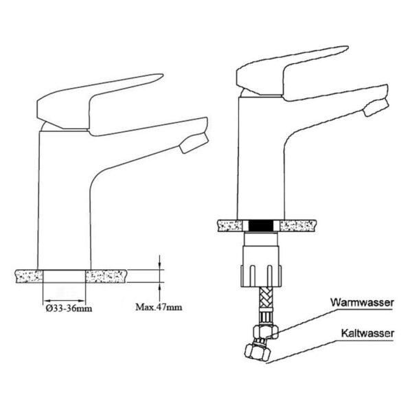 Welfenstein Waschtisch Armatur WT-AZ