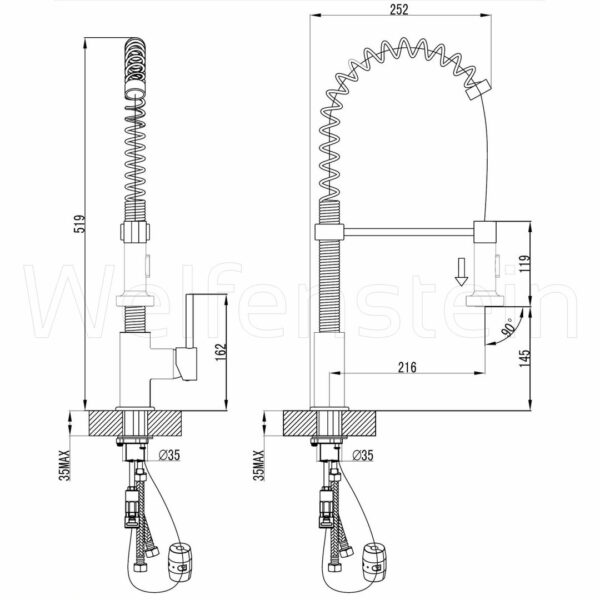 Welfenstein Gastro-Armatur ST-FM40