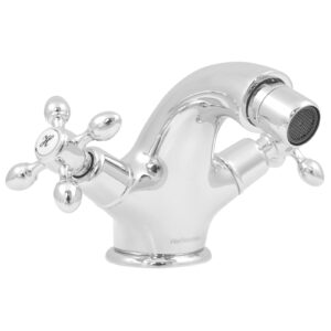 bidetarmatur nostalgie retro bidet wasserhahn bidethahn messing verchromt welfenstein